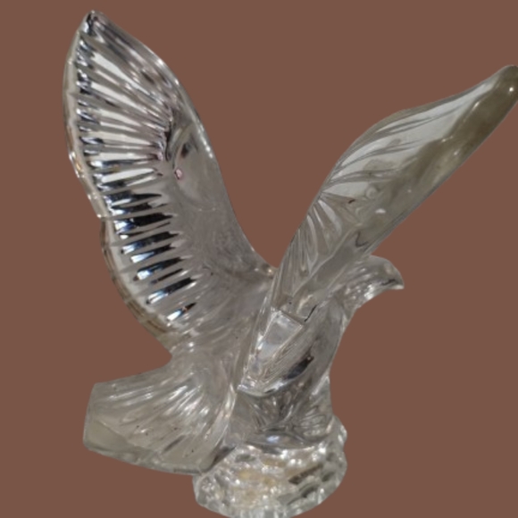 Vintage Waterford Crystal Eagle Patriotic Sculpture Figurine
